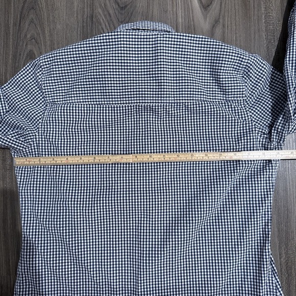 ABERCROMBIE & FITCH Mens Black Check Long Sleeve Button Down Medium - Picture 6 of 9